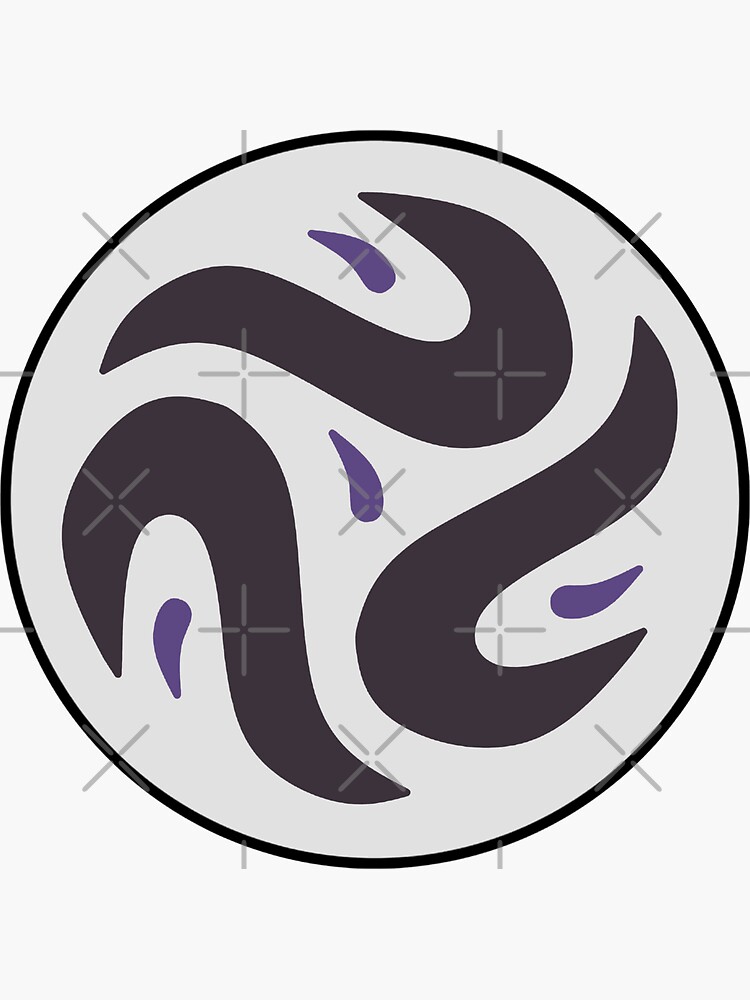 "Scissor Seven Symbol" Sticker by scenewelove Redbubble