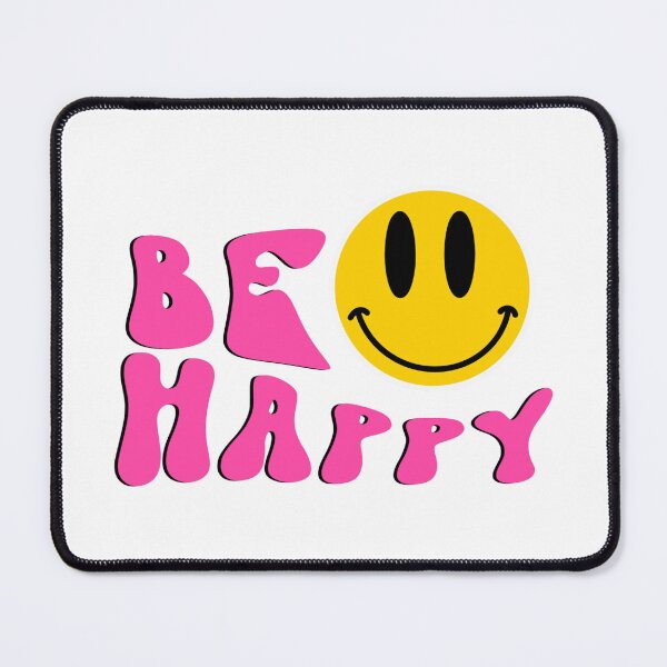 Item preview, Be Happy Smiley Face - Pink designed and sold by PreppyPalace.