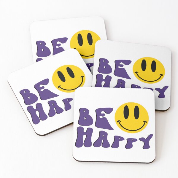 Item preview, Be Happy Smiley Face - Purple designed and sold by PreppyPalace.