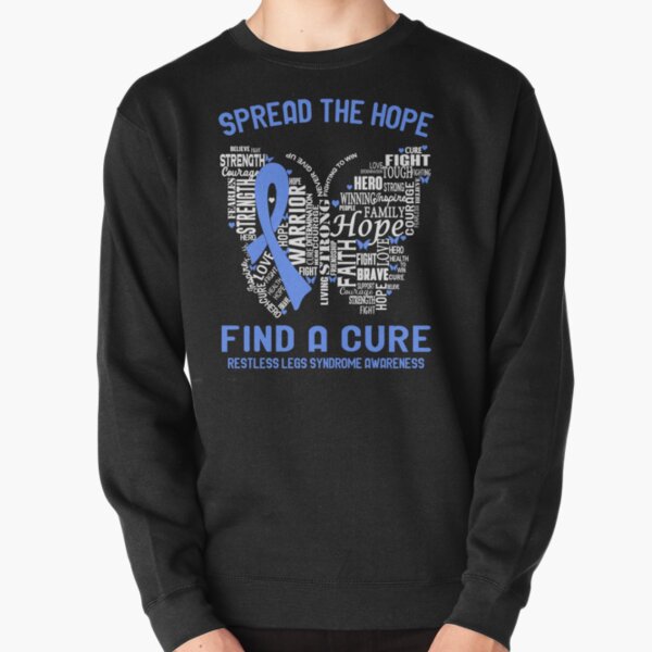 Item preview, Butterfly Ribbon Spread The Hope Find A Cure Restless Legs Syndrome Awareness designed and sold by Tadmab.