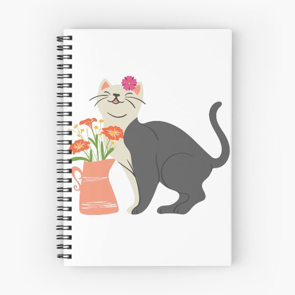 Item preview, Adorable kitten with flowers. designed and sold by EMIPRINCESS.