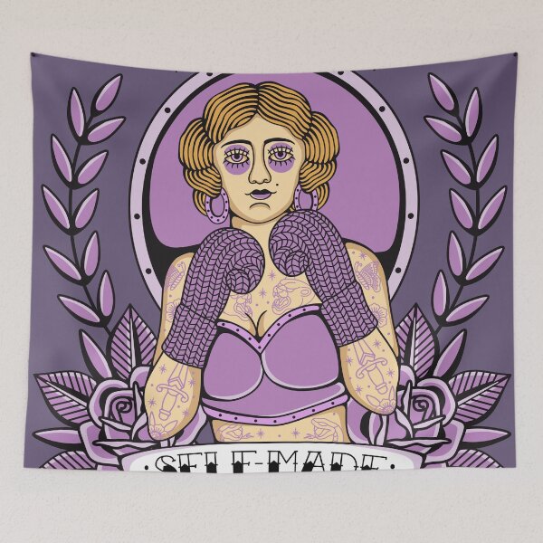Item preview, Self-Made - Traditional Tattoo Design for Knitters designed and sold by Knit-Club.