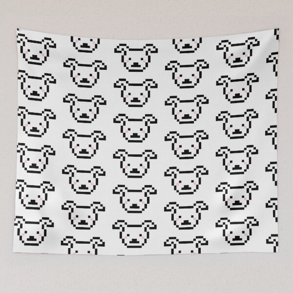 Item preview, Minimalist Dog Pixel Art designed and sold by Heyo-Mayo182.
