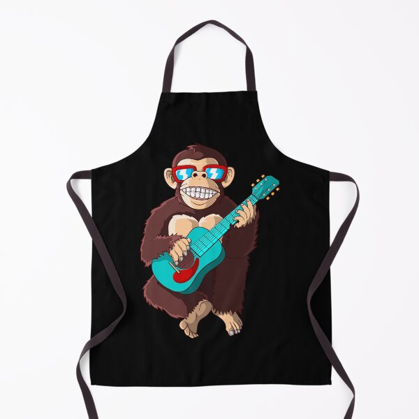 Item preview, Chimpanze Plays Guitar - Funny Monkeys designed and sold by Ibu83.