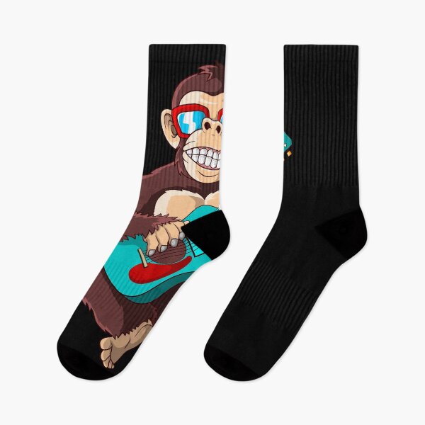Item preview, Chimpanze Plays Guitar - Funny Monkeys designed and sold by Ibu83.