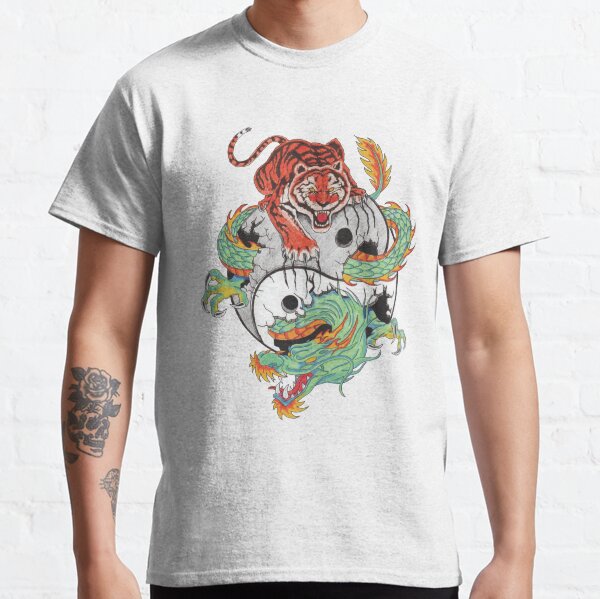 Item preview, Tiger Dragon Yin Yang designed and sold by FortuneCookieTs.
