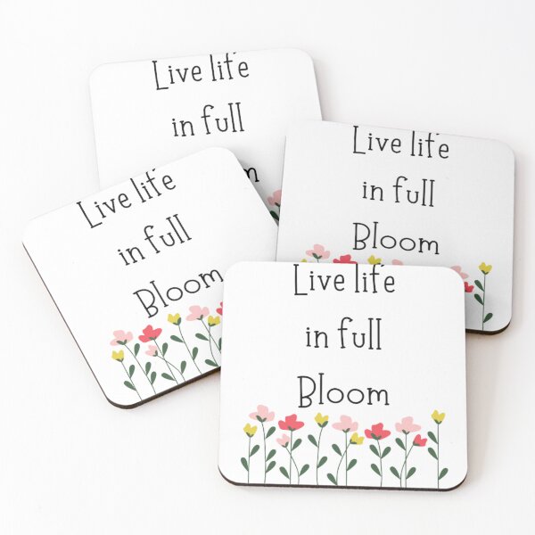 Item preview, Live life in full bloom  designed and sold by Sanaura.