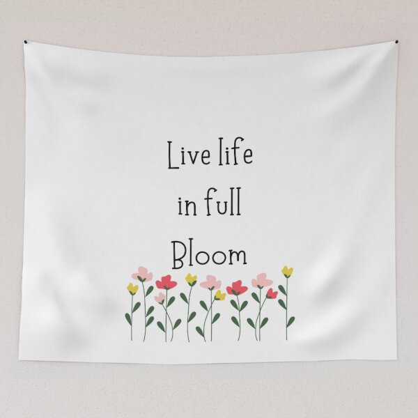 Item preview, Live life in full bloom  designed and sold by Sanaura.