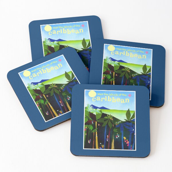 Item preview,  CARIBBEAN ISLANDS : Vintage Advertising Print designed and sold by posterbobs.