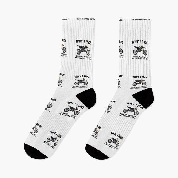 Item preview, funny Motorcycles  WHY I RIDE because playing golf only requires one ball gift for riders Moto Cross Motorcross Funny sarcastic Rude Offensive saying, boyfriend girlfriend  designed and sold by joygift369.