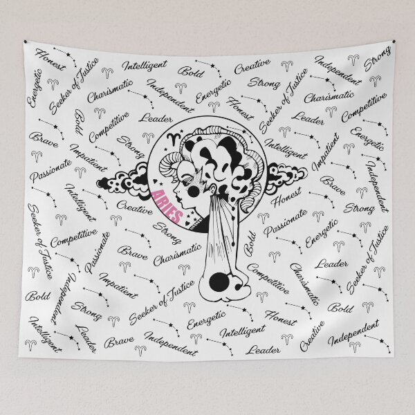 Item preview, Aries Zodiac Sign | Aries Girl designed and sold by LorialetShop.