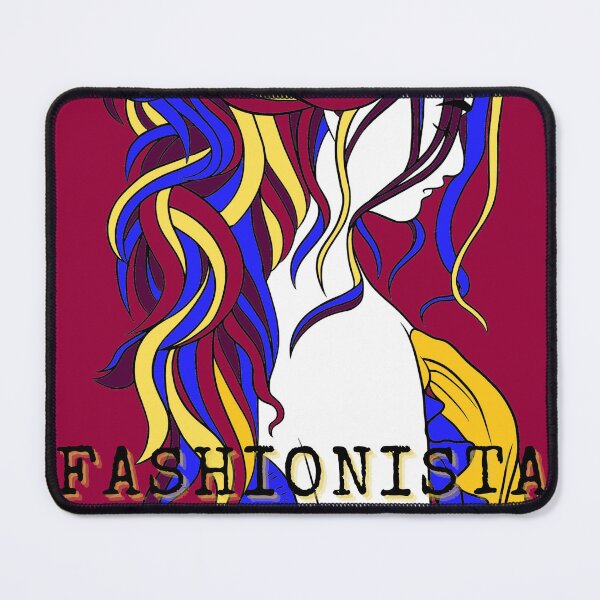 Item preview, Fashionista Burgundy Blue Gold designed and sold by RnssncCo.