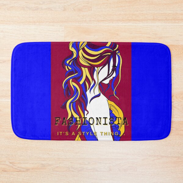Item preview, Fashionista Burgundy Blue Gold designed and sold by RnssncCo.