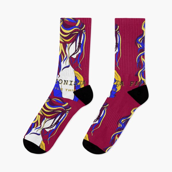 Item preview, Fashionista Burgundy Blue Gold designed and sold by RnssncCo.