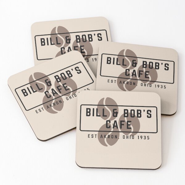 Item preview, Bill and Bob's Cafe. Perfect AA gift  designed and sold by superbling.