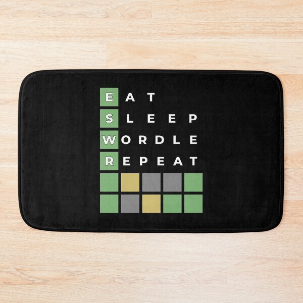 Item preview, COMER, DORMIR, JUGAR, REPETIR, Obsesionado con Wordle, Experto en Wordle, Fanático de Wordle, Amante de Wordle, Wordle divertido | Colección de buenas vibras designed and sold by Made by Tamar.