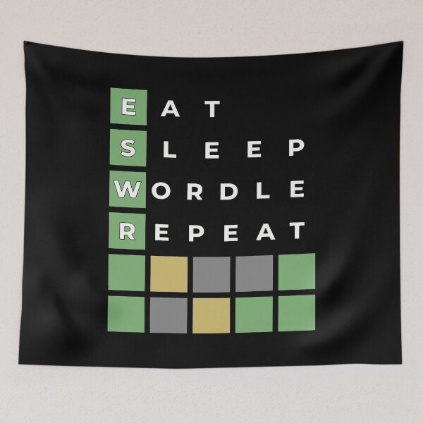 Item preview, COMER, DORMIR, JUGAR, REPETIR, Obsesionado con Wordle, Experto en Wordle, Fanático de Wordle, Amante de Wordle, Wordle divertido | Colección de buenas vibras designed and sold by Made by Tamar.