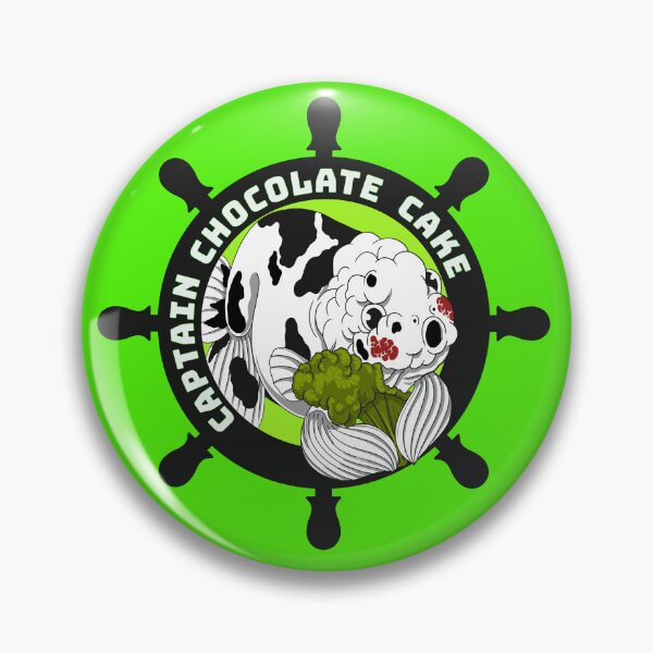 Item preview, Captain Chocolate Cake- NEW logo designed and sold by FinnedTomato.