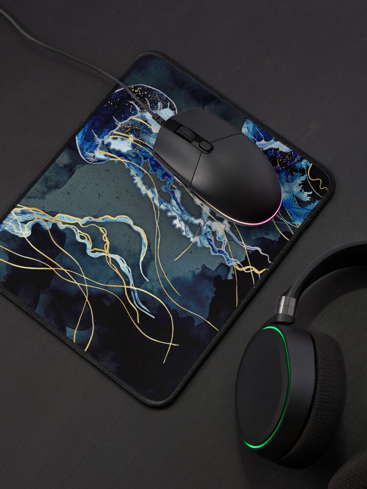 Thumbnail 4 von 5, Mauspad, Metallischer Ozean III designt und verkauft von spacefrogdesign.