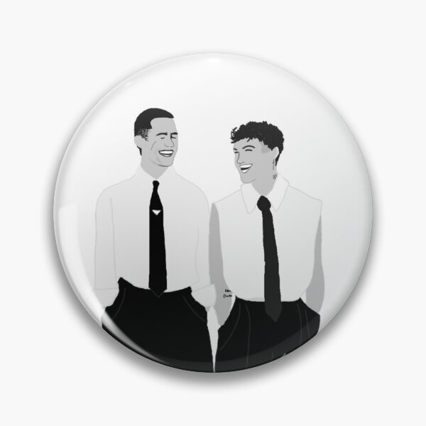 Item preview, Blanco and Mahmood Sanremo Brividi Eurovision 2022 winner Italy black and white drawing designed and sold by alessialexx.