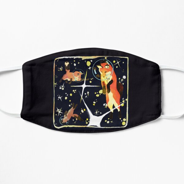 Space Foxes Flat Mask