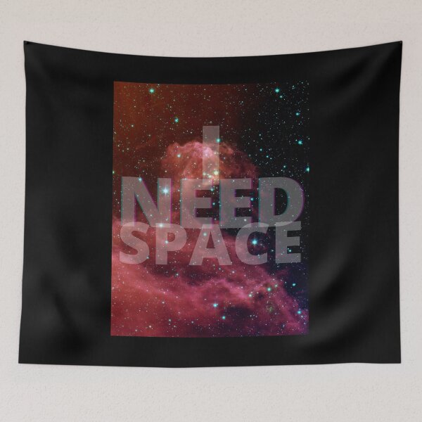Item preview, I Need Space - Red Galaxy 2 designed and sold by Quirkdom.