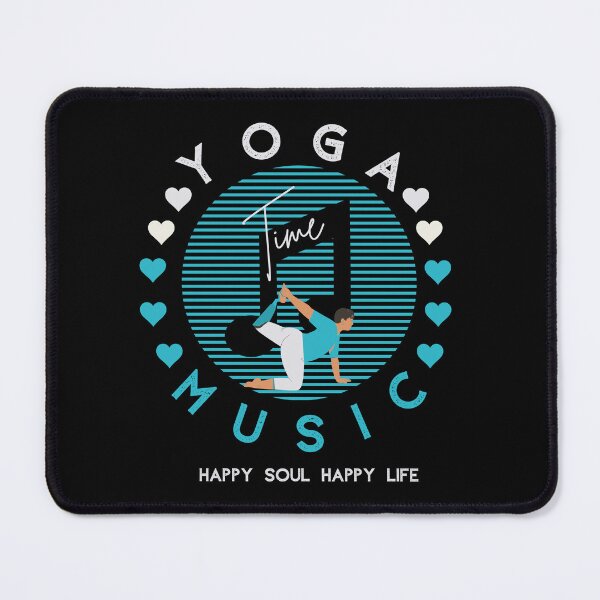 Item preview, Yoga time quote,Yoga Time and Music,Happy Soul Happy life designed and sold by behappysiempre.