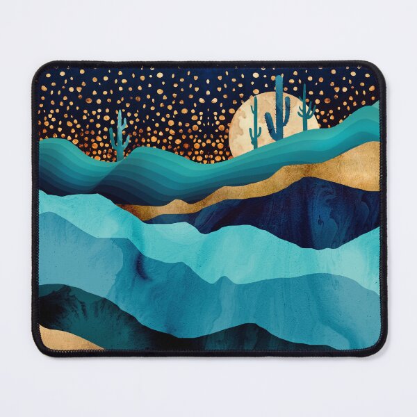 Indigo Desert Night Mouse Pad