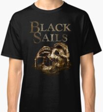 Black Sails Golden Skull Logo Classic T-Shirt