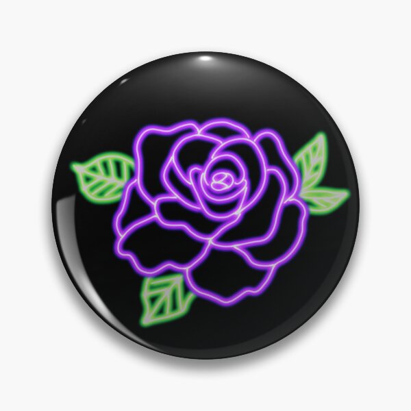 Item preview, Purple Neon Rose designed and sold by PurpleAdventure.