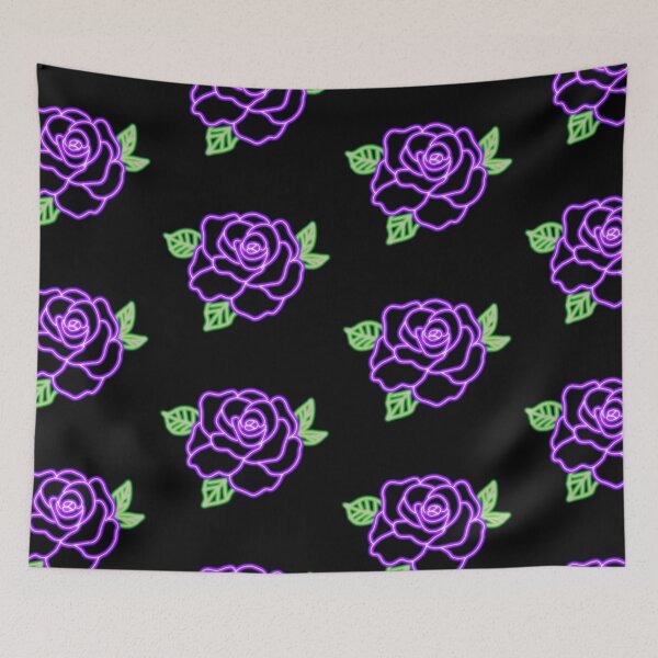 Item preview, Purple Neon Rose designed and sold by PurpleAdventure.