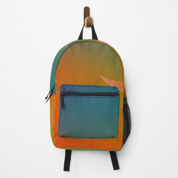 Item preview, Orange Crescent Moon in Dark Red/Green/Blue Gradient Sky designed and sold by ShaunSandhu.