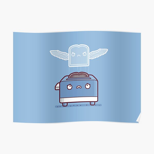 Toast ghost Poster