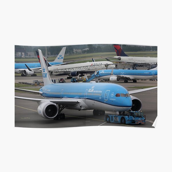 KLM Boeing 787 Poster