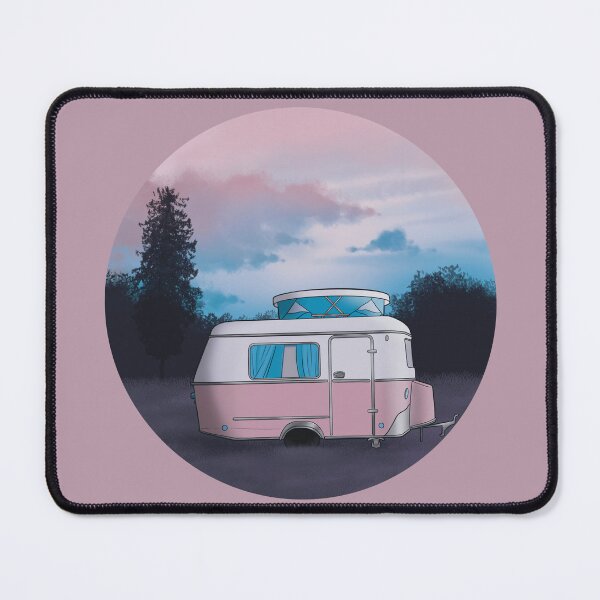 Item preview, Eriba caravan pink and blue designed and sold by LaGode.