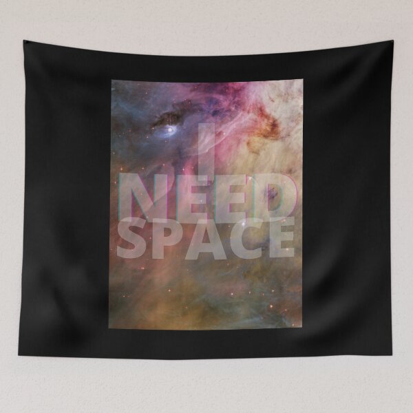 Item preview, I Need Space - Rainbow Galaxy 4 designed and sold by Quirkdom.