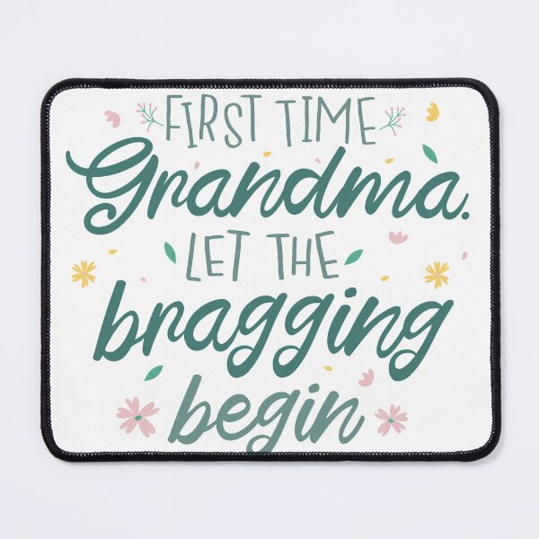 Item preview, First time grandma lettering designed and sold by Cyrenaica 1949.