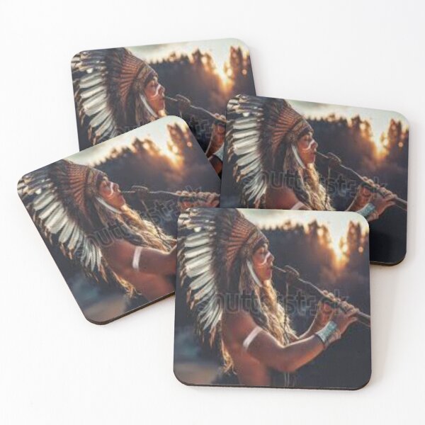 Item preview, Native Flute Player Art designed and sold by Alicefish.