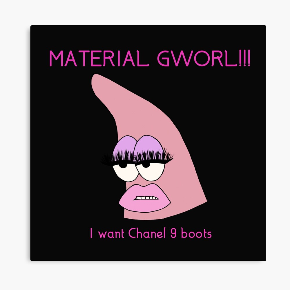 Material Gworl Patrick Star