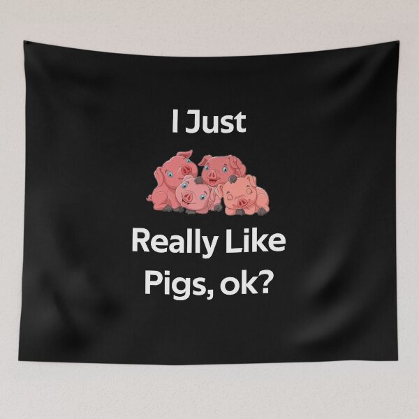 Item preview, I Just Really Like Pigs designed and sold by rachidhaz.