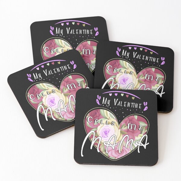 Item preview, Womens My Valentine Calls Me Mama Womens flowers heart designed and sold by smarayoung.
