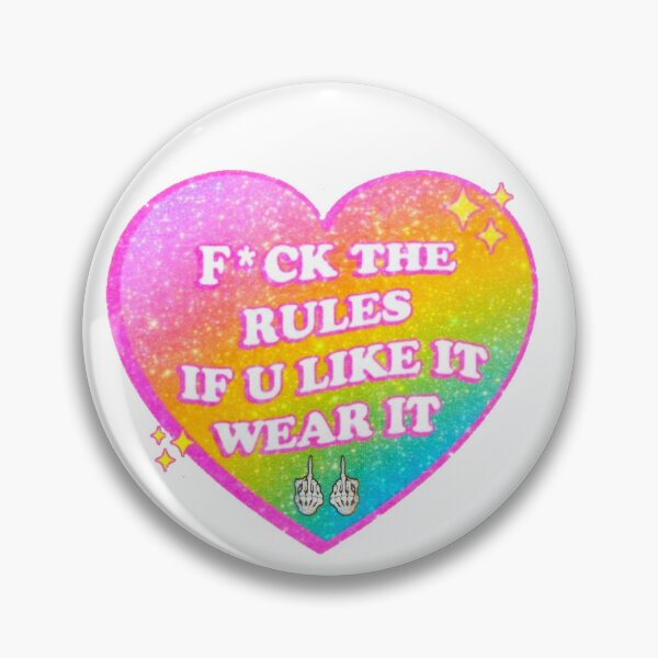 Item preview, fuck the rules, wear what you want sticker  designed and sold by monikizz.