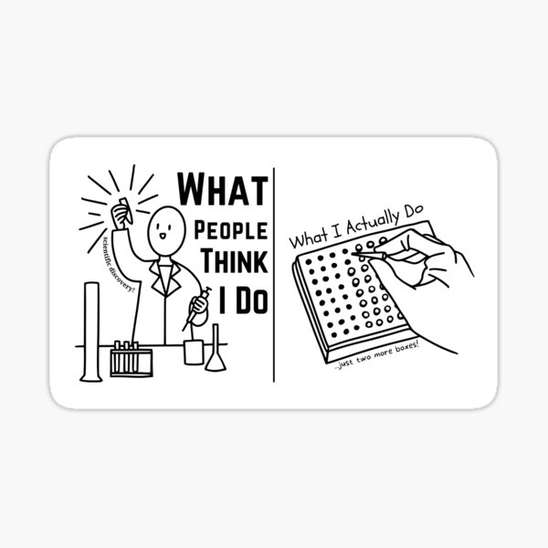 Item preview, Scientist – What People Think I Do vs. What I Actually Do – Funny Scientist designed and sold by cinsarad.