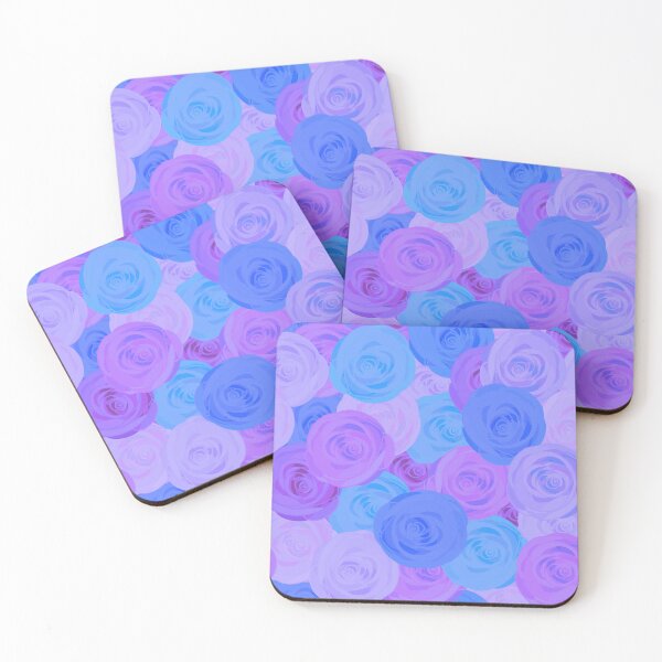 Item preview, Purple and blue roses designed and sold by QuirkyCraftz.