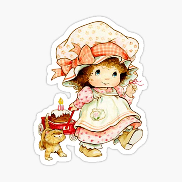 Sarah kay - Girl with nightie and hot-water bottle Sticker for