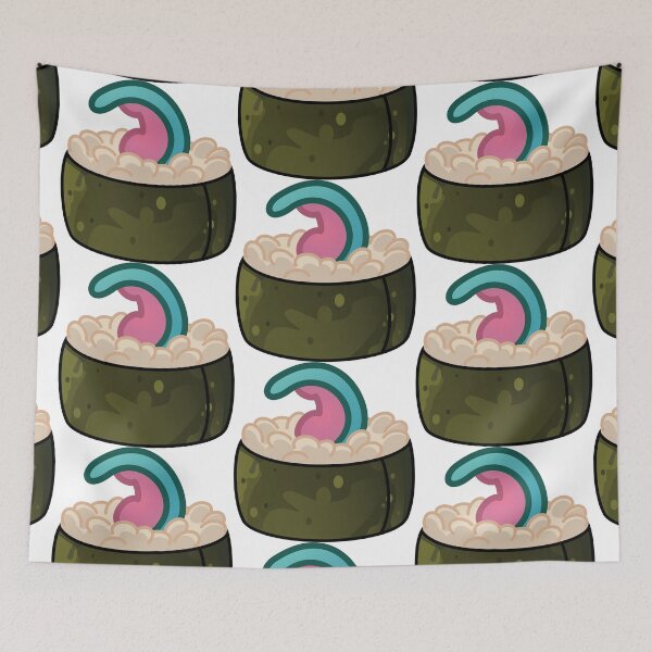 Item preview, kraken sushi roll designed and sold by thecryptidcafe.