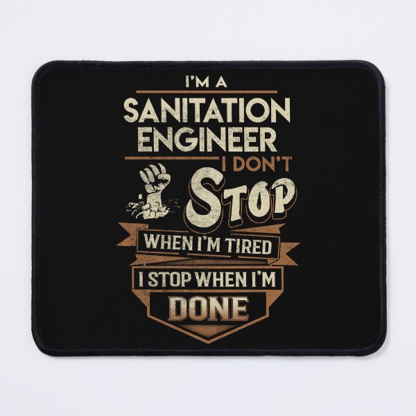 Item preview, Sanitation Engineer T Shirt - I Stop When Done Job Gift Item Tee designed and sold by paneczkopat.