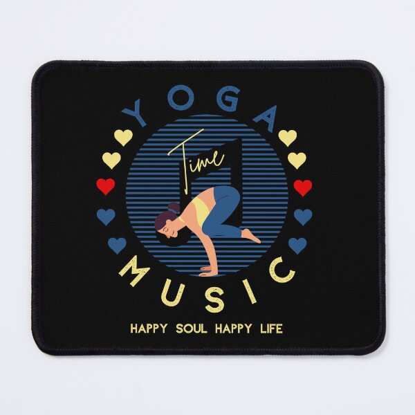 Item preview, Yoga time quote,Yoga Time and Music,Happy Soul Happy life designed and sold by behappysiempre.