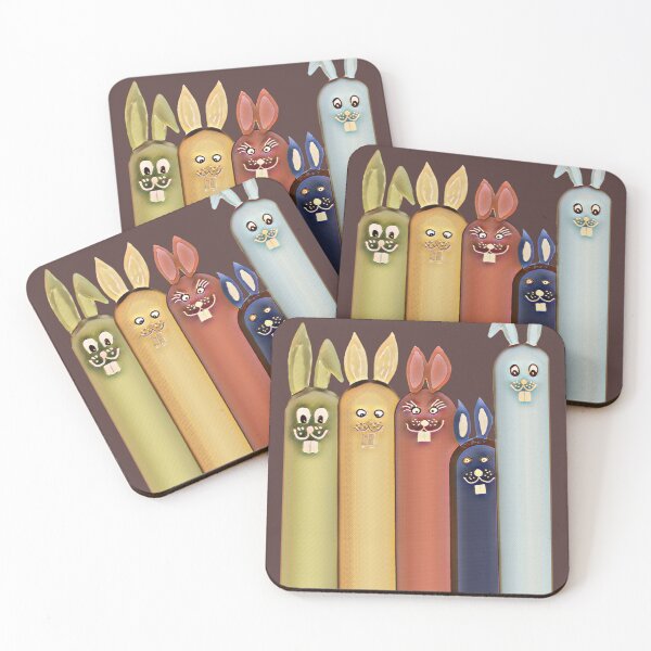 Item preview, Five funny rabbits - Comic fun not only at Easter designed and sold by kikidu21.