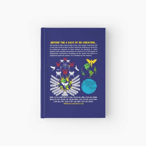 Before the 6 Days of Re-Creation - Christian Hardcover Journal
